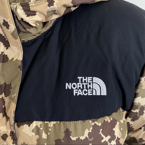 The North Face Women’s Balham Down Coat TNF Black / Camo Print Sz M - Picture 8 of 16